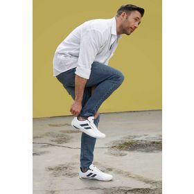 Jump 24860 Beyaz-Lacivert Erkek Spor Ayakkabı