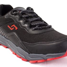 Jump 26582 Siyah Kırmızı Erkek Spor Ayakkabı