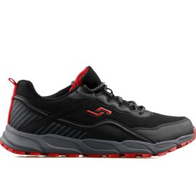Jump 26582 Siyah Kırmızı Erkek Spor Ayakkabı