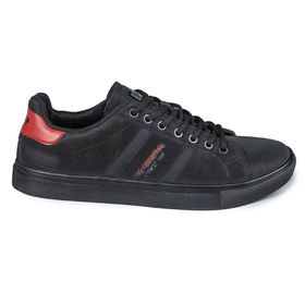 Jump 26611 Siyah Kırmızı Erkek Spor Ayakkabı