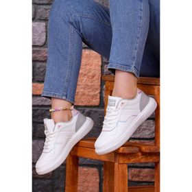 Jump 26821 Siyah Beyaz Kadın Spor Ayakkabı