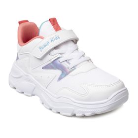 Jump 27201 Beyaz Mavi Çocuk Spor Ayakkabı