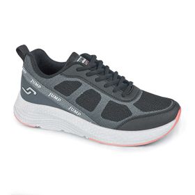 Jump 27366 Siyah Gri Kadın Spor Ayakkabı