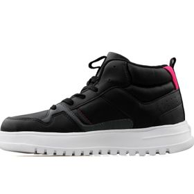 Jump 27428 Siyah Fuşya Neon Yeşil Kadın Spor Ayakkabı
