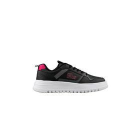 Jump 27429 Siyah Fuşya Neon Yeşil Kadın Spor Ayakkabı