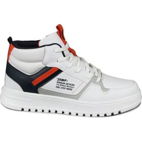 Jump 27430 Beyaz Lacivert Erkek Spor Ayakkabı