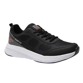 Jump 27461 Siyah Gri Turuncu Erkek Spor Ayakkabı