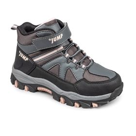 Jump 27790 Koyu Gri Pembe Kız Çocuk Spor Ayakkabı