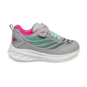 Jump 28105 Gri Fuşya Unisex Çocuk Spor Ayakkabı
