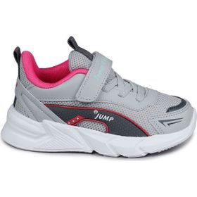 Jump 28123 Açık Gri Mint Yeşili Fuşya Kız Çocuk Spor Ayakkabı