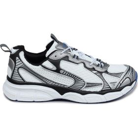 Jump 29550 Gri Beyaz Erkek Sneaker Günlük Spor Ayakkabı