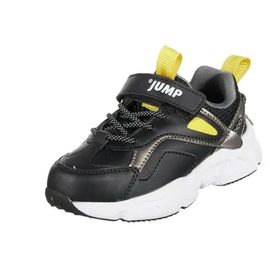 Jump 29605 Siyah Sarı Unisex Çocuk Spor Ayakkabı