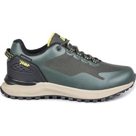 Jump 29651 Yeşil Siyah Erkek Su Geçirmez Outdoor Sneaker Spor Ayakkabı