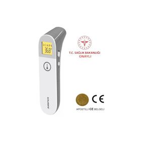 Jumper FR410 Temassız Alından ve Kulaktan Çocuk Yetişkin Gri Ateş Ölçer