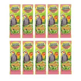 Jungle 10 Paket 3'lü Meyveli Paraket Krakeri