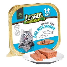 Jungle 100 gr Balıklı Ezme Pate Yaş Kedi Maması