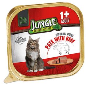 Jungle 100 gr Dana Etli Pate Yetişkin Konserve Kedi Maması