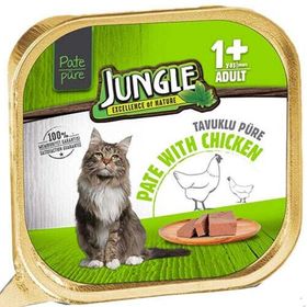 Jungle 100 gr Tavuk Etli Ezme Pate Kedi Yaş Maması