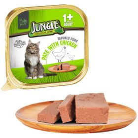 Jungle 100 gr Tavuklu Püre Yetişkin Kedi