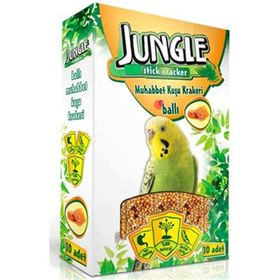 Jungle 10'lu Paket 10x30 gr Ballı Muhabbet Kuşu Krakeri