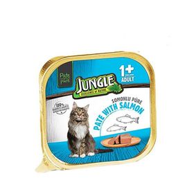 Jungle 12x100 gr Balıklı Pate Yetişkin Konserve Kedi Maması