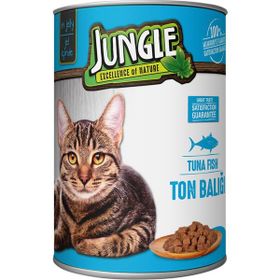 Jungle 12x415 gr Ton Balıklı Kedi Konservesi