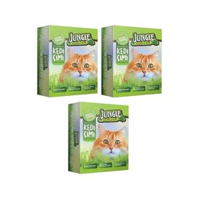Jungle 3 Adet Kutulu Kedi Çimi