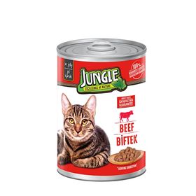 Jungle 415 gr Biftekli Kedi Konservesi