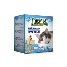 Jungle 6 lt İnce Taneli Karbonlu ve Marsilya Sabunlu Topaklanan Kedi Kumu