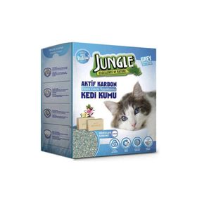 Jungle 6 lt İnce Taneli Karbonlu ve Marsilya Sabunlu Topaklanan Kedi Kumu