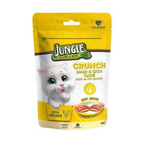 Jungle 60 gr Deri ve Tüy Bakımı Crunch Kedi Maması