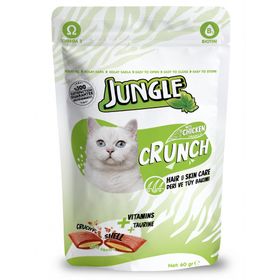 Jungle 60 gr Deri ve Tüy Bakımı Crunch Kedi Maması