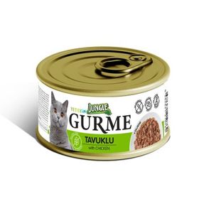 Jungle Gurme Tavuklu 85 gr Yetişkin Kedi Konservesi