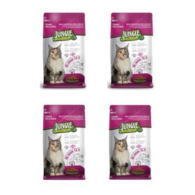 Jungle Kısırlaştırılmış Somonlu Yetişkin 4 x 500 gr Kedi Maması