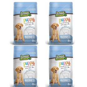 Jungle Kuzu Etli 4x2.5 kg Yavru Köpek Maması