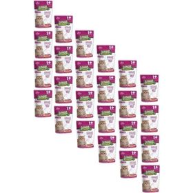 Jungle Pouch 24x100 gr Biftekli Parçalı Jeli Kısır Yaş Kedi Maması