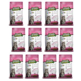 Jungle Pouch Kitten Junior Tavuklu 12x100 gr Konserve Yavru Kedi Maması
