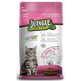 Jungle Pouch Kitten Junior Tavuklu 12x100 gr Konserve Yavru Kedi Maması