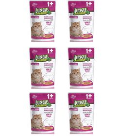Jungle Pouch Sığır Eti Parçalı Kısırlaştırılmış 6x100 gr Kedi Konservesi