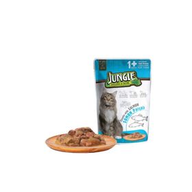 Jungle Pouch Somonlu 100 gr Kedi Maması