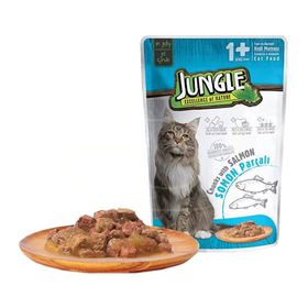 Jungle Püre 100 gr Somonlu Yetişkin Kedi Maması