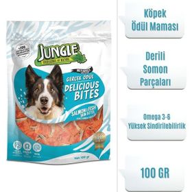 Jungle Somon Dilimleri 100 gr Köpek Ödül Maması