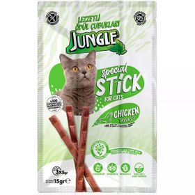 Jungle Sticks 5 gr Tavuklu Kedi Ödül Çubuğu
