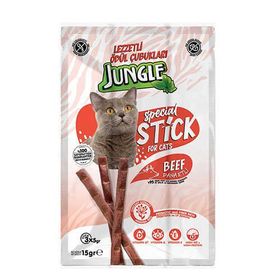 Jungle Sticks Dana Etli 3x5 gr Kedi Ödül Çubuğu