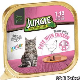 Jungle Sütlü Tavuklu Ezme 100 gr Yavru Kedi Maması