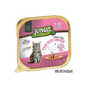 Jungle Sütlü Tavuklu Ezme 100 gr Yavru Kedi Maması