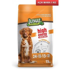 Jungle Tavuklu 1 kg Açık Köpek Maması