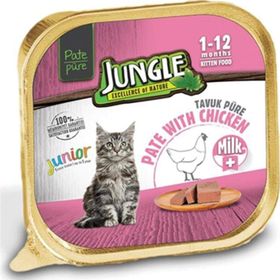 Jungle Tavuklu 100 gr Yavru Kedi Konserve