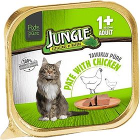 Jungle Tavuklu 100 gr Yetişkin Kedi Konservesi