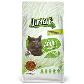 Jungle Tavuklu Balıklı 15 kg Kedi Maması